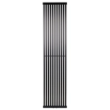 Трубчатый радиатор Betatherm вертикальный PS STYLE 1 1800x405 (Черный RAL9005M, подк. №99)